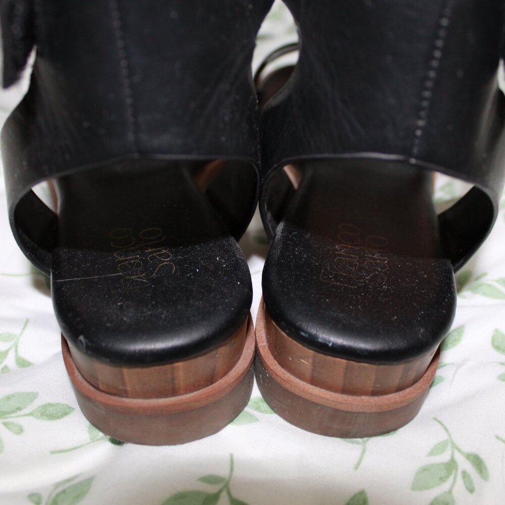 Franco Sarto Black Gladiator Sandals - Picture 5 of 8